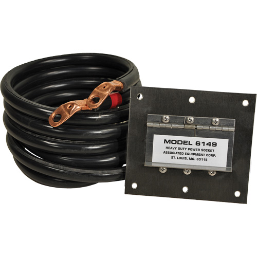 Heavy-Duty Plug-In Polarized Stainless Steel Socket Panel, 1 AWG, 5' Cable Infinity Industrial Services Inc.