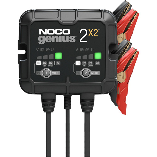 Chargeur de batterie 2 sorties de 4 A Genius 2X2 Infinity Industrial Services Inc.