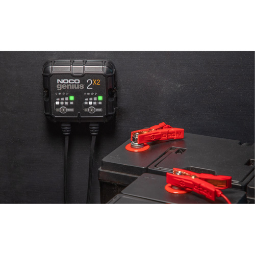 Chargeur de batterie 2 sorties de 4 A Genius 2X2 Infinity Industrial Services Inc.