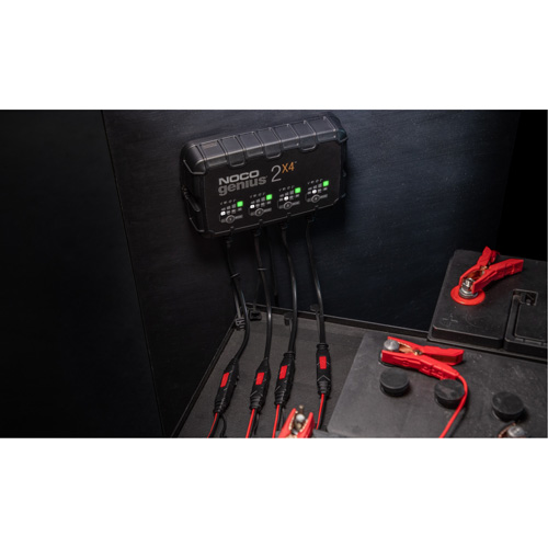 Genius&reg; 2X4 4-Bank, 8-Amp Battery Charger Infinity Industrial Services Inc.