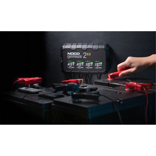 Genius&reg; 2X4 4-Bank, 8-Amp Battery Charger Infinity Industrial Services Inc.