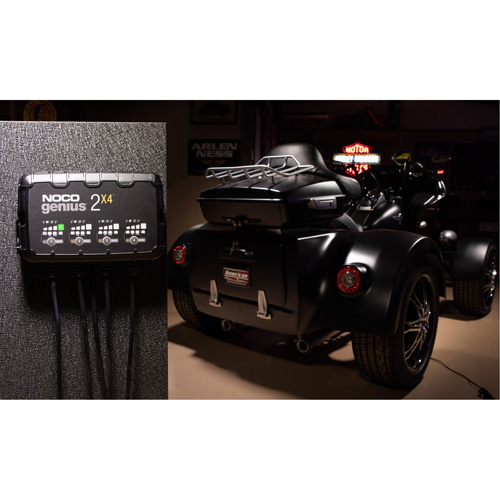 Genius&reg; 2X4 4-Bank, 8-Amp Battery Charger Infinity Industrial Services Inc.