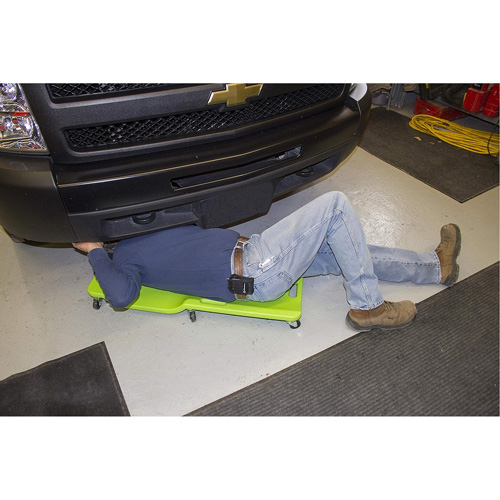 Neon Green Low Profile Plastic Creeper Infinity Industrial Services Inc.