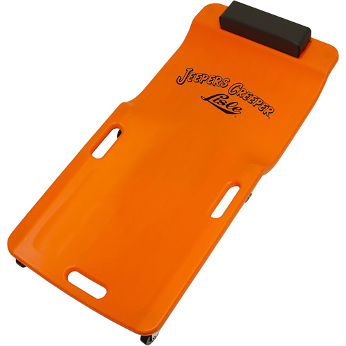 Neon Orange Low Profile Plastic Creeper Infinity Industrial Services Inc.