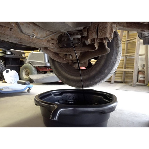 Black Oval Drain Pan Infinity Industrial Services Inc.