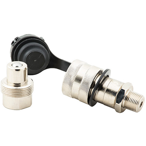 Coupler High Flow Set, Steel, 3/8", Female NPTF/Male NPTF, 10000 PSI Infinity Industrial Services Inc.