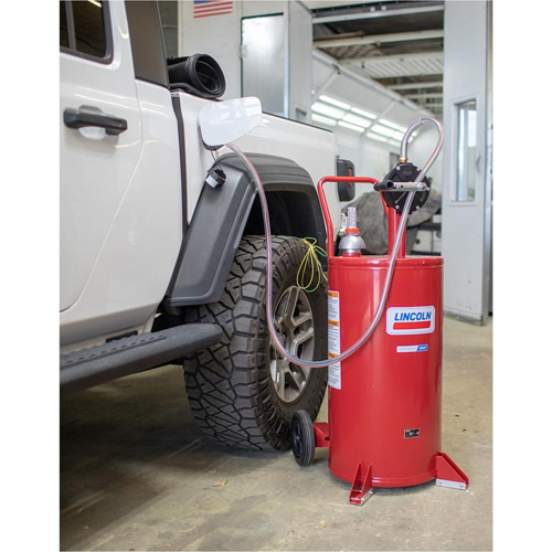 25-Gallon Steel Fuel Caddy with 2-Way Rotary Pump Infinity Industrial Services Inc.
