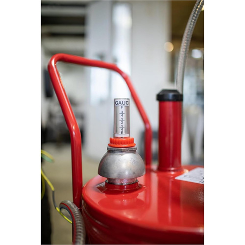 25-Gallon Steel Fuel Caddy with 2-Way Rotary Pump Infinity Industrial Services Inc.