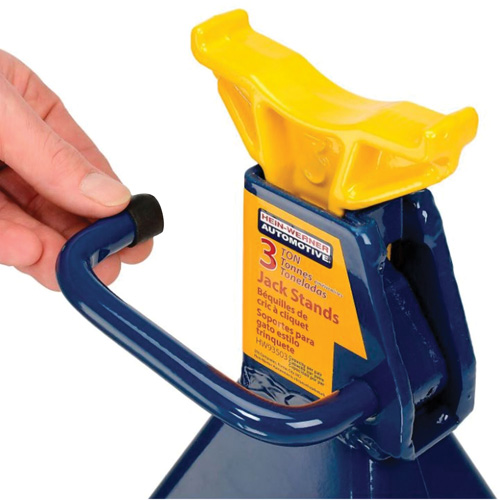 Jack Stand, Locking Handle/Ratchet, 3 tons Capacity, 19" H Infinity Industrial Services Inc.