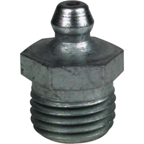 Straight Extra-Short Grease Fitting, Steel, 0.25 NPT Thread Infinity Industrial Services Inc.