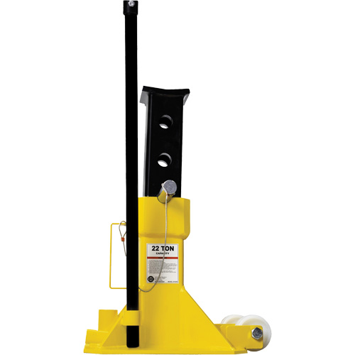 EZ-Wheel Jack Stand, Locking Pin, 22 Tons Capacity, 13-1/2" - 20" H Infinity Industrial Services Inc.