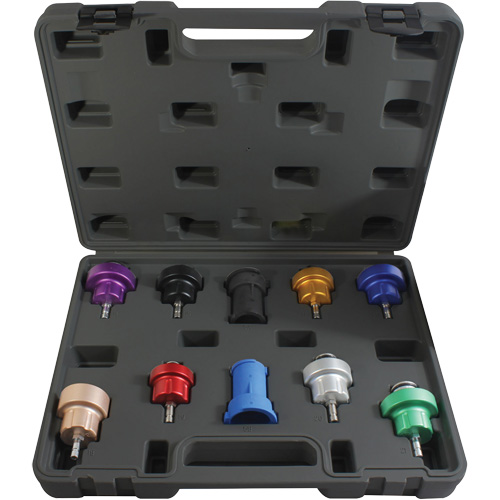 Trousse d'adaptateur pour test de pression du syst&egrave;me de refroidissement 10 mcx Infinity Industrial Services Inc.