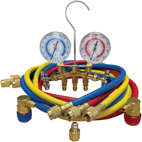 Automotive Manifold Gauge Set with Economy Couplers & Tank Adapter Infinity Industrial Services Inc.