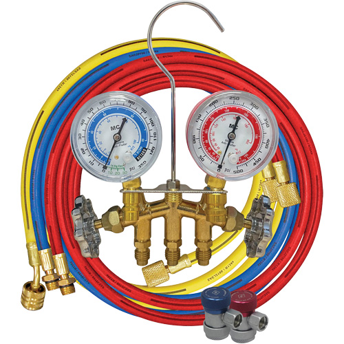 R134A 2-Way Brass Manifold Gauge Set Infinity Industrial Services Inc.