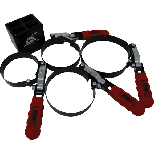 Ensemble de 4 cl&eacute;s pour filtre &agrave; huile avec support Infinity Industrial Services Inc.