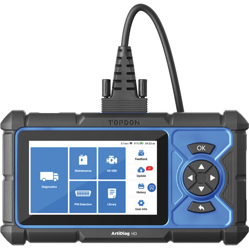 ArtiDiag HD 5" Heavy-Duty Scan Tool with Service Functions Infinity Industrial Services Inc.