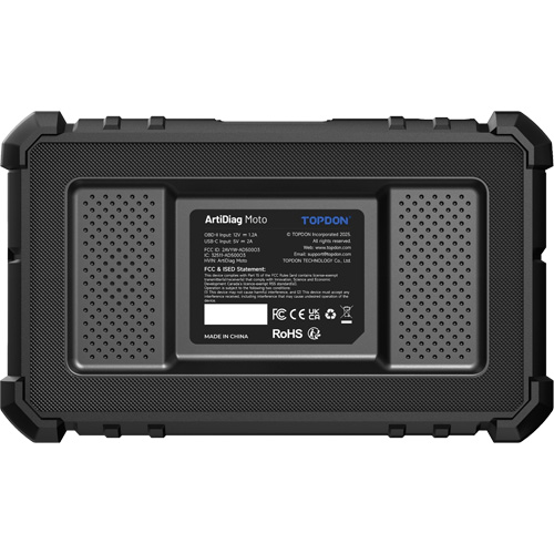 Outil de diagnostic 5" pour moto ArtiDiag Moto Infinity Industrial Services Inc.