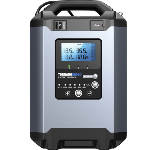 Alimentation stable 90 A et chargeur intelligent 12 V/24 V Tornado90000 Infinity Industrial Services Inc.