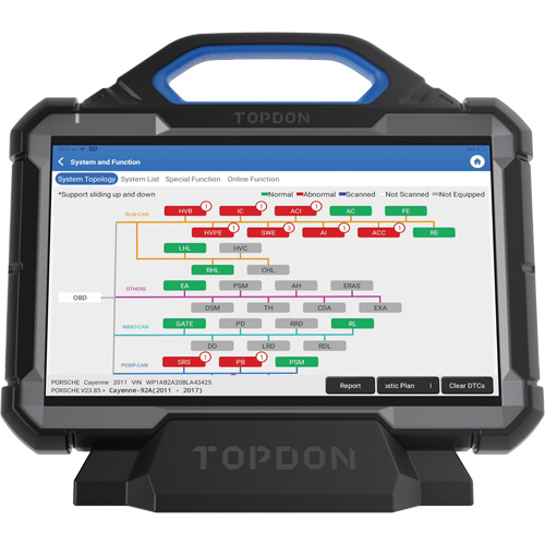 Outil de diagnostic de niveau OE Phoenix Max Basic de 13,3", station daccueil et programmation infonuagique Infinity Industrial Services Inc.