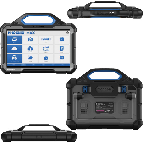 Outil de diagnostic Phoenix Max de niveau &eacute;quipement original de 13,3" avec station daccueil et oscilloscope &agrave; 4 voies Infinity Industrial Services Inc.
