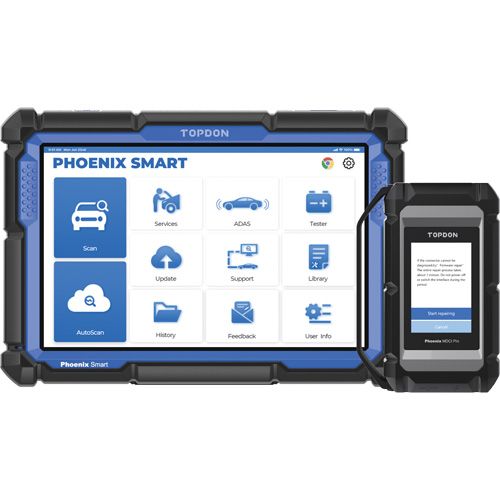 Phoenix Smart – Outil de diagnostic de niveau constructeur avec &eacute;cran 10,1", programmation bas&eacute;e sur l'infonuage et protocoles avanc&eacute;s Infinity Industrial Services Inc.