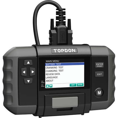 BT600 12V Battery & 12V/24V System Tester with Built-in Printer Infinity Industrial Services Inc.