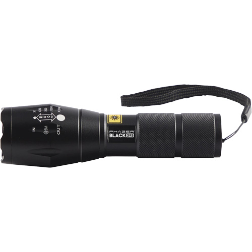 Lampe UV rechargeable pour la d&eacute;tection des fuites UView Phazer BLACK 395 Infinity Industrial Services Inc.