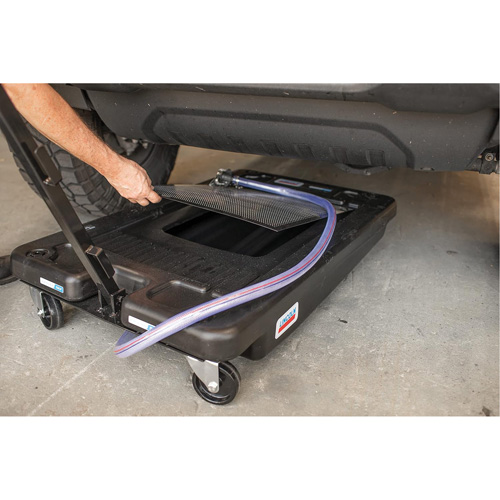 Low Profile Polypropylene Portable Oil Drain Infinity Industrial Services Inc.