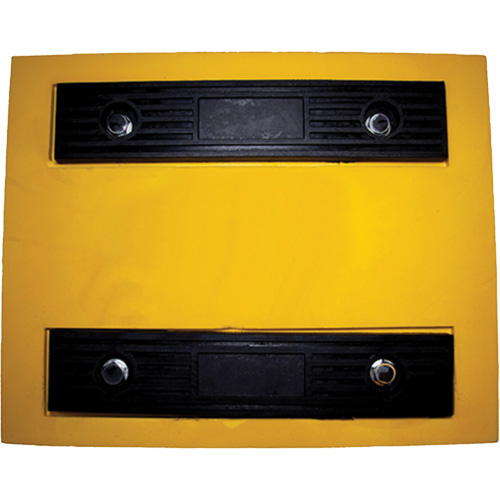 Wheel Chock, Polyurethane, Yellow, 15-1/4" W x 12-1/8" D x 10-3/4" H Infinity Industrial Services Inc.