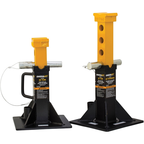 Heavy-Duty Jack Stand, Locking Pin, 22 Tons Capacity, 12-1/4" - 19-7/8" H Infinity Industrial Services Inc.
