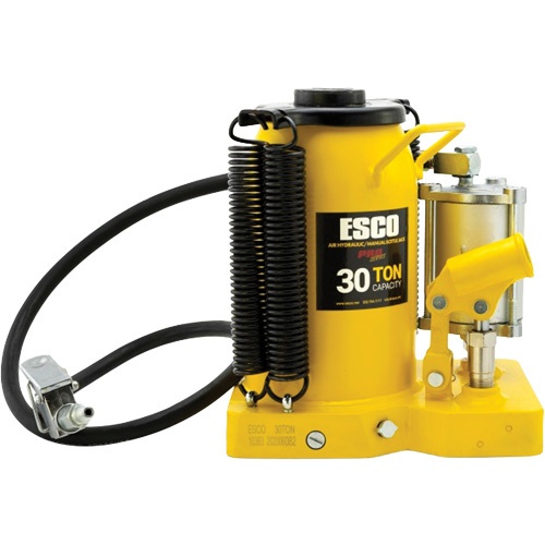 Cric-bouteille de s&eacute;rie Pro, 30 tonnes, Air comprim&eacute;/hydraulique, 20" Hauteur &eacute;lev&eacute;e Infinity Industrial Services Inc.