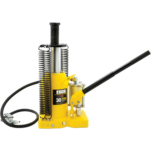 Cric-bouteille de s&eacute;rie Pro, 30 tonnes, Air comprim&eacute;/hydraulique, 20" Hauteur &eacute;lev&eacute;e Infinity Industrial Services Inc.