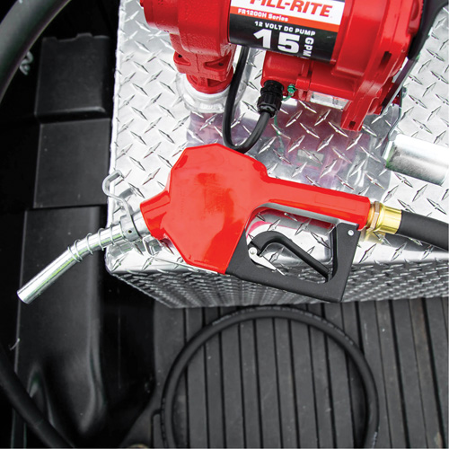 Red Automatic Gasoline Spout Nozzle Infinity Industrial Services Inc.