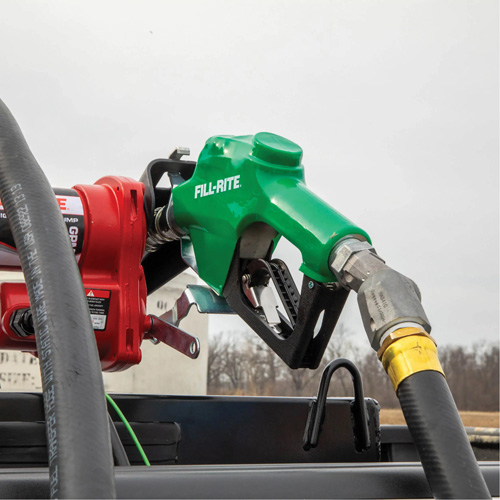 Green Automatic Diesel Spout Nozzle Infinity Industrial Services Inc.