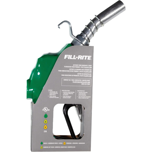 Green Automatic Diesel Spout Nozzle Infinity Industrial Services Inc.