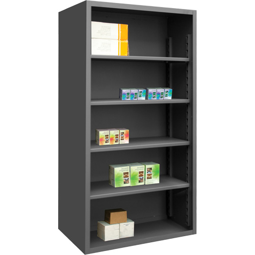 Heavy-Duty Shelving, Steel, Bolted, 850 lbs. Capacity, 48" W x 72" H x 18" D Infinity Industrial Services Inc.