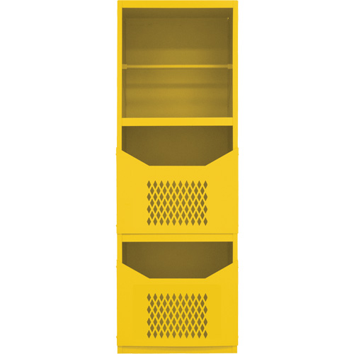 Spill Control Cabinet, 1 Shelves, 72" H x 24" W x 24" D, Steel, Yellow Infinity Industrial Services Inc.