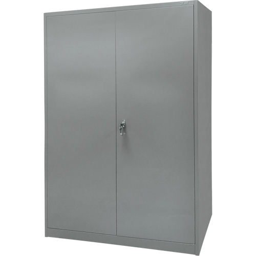 Armoire de rangement, Acier, 4 Tablettes, 78" h x 48" la x 24" P, Gris Infinity Industrial Services Inc.