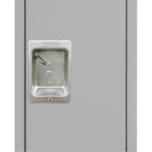 Lockers, 3 -tier, 12" x 18" x 86", Steel, Grey, Knocked Down Infinity Industrial Services Inc.
