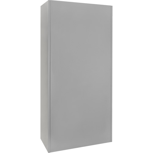 Wardrobe Storage Cabinet, Steel, 36" W x 18" D x 72" H, Grey Infinity Industrial Services Inc.