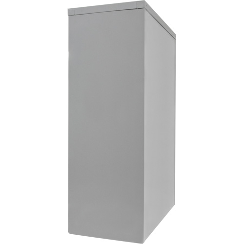 Armoire de rangement &agrave; hauteur de comptoir, Acier, 2 Tablettes, 42" h x 36" la x 24" P, Gris Infinity Industrial Services Inc.