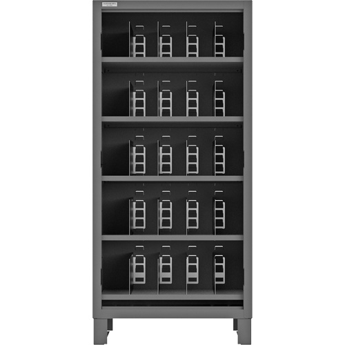 Armoire robuste &agrave; façade ouverte avec s&eacute;parateurs, Acier, 0 tiroirs, 36" x 24" x 78", Gris Infinity Industrial Services Inc.
