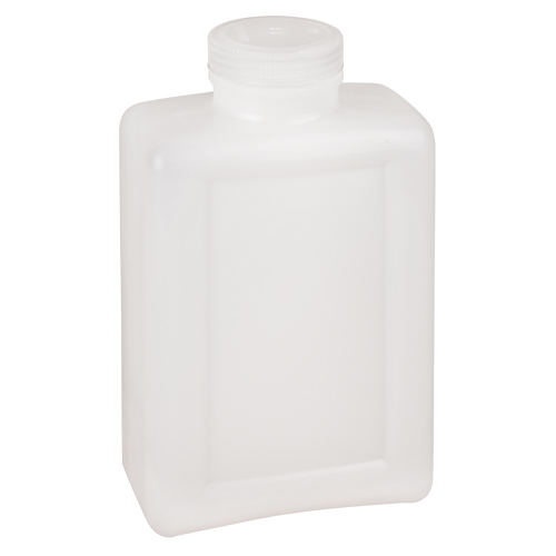 Bouteilles peu encombrantes &agrave; prise facile, Rectangulaire, 64 oz, Plastique Infinity Industrial Services Inc.