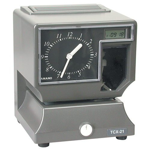 Horloge de pointage, Num&eacute;rique Infinity Industrial Services Inc.