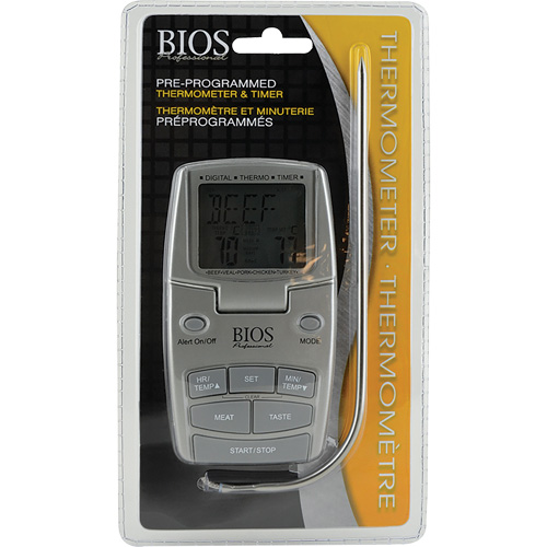 Meat Thermometer, Contact, Digital, 14-392°F (10-200°C) Infinity Industrial Services Inc.
