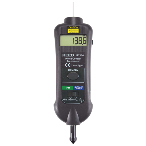 Professional Dual Function Tachometer with ISO Certificate, Contact/Photo (Non Contact) Infinity Industrial Services Inc.