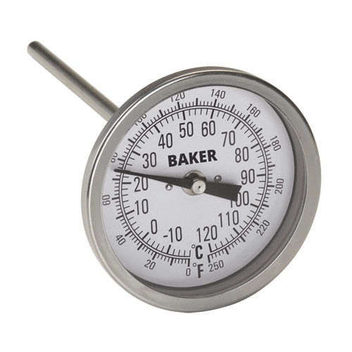 Bi-Metal Thermometers, Contact, Analogue, 0-250°F (-20-120°C) Infinity Industrial Services Inc.
