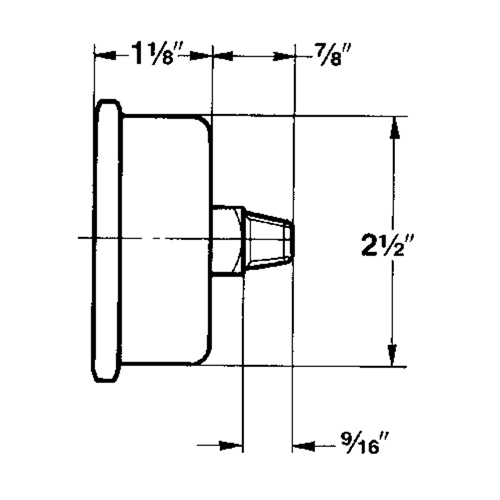 Manom&egrave;tres,  2-1/2", 30" Hg-0" Vac, Fixation inf&eacute;rieure, Analogique rempli de liquide Infinity Industrial Services Inc.