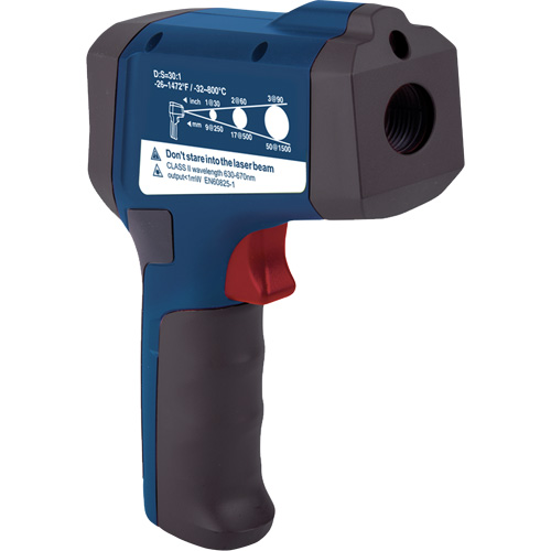 Thermom&egrave;tre &agrave; infrarouge professionnel, -26 - 1472° F ( -32 - 800° C ), 30:1, &eacute;missivit&eacute; Ajustable Infinity Industrial Services Inc.