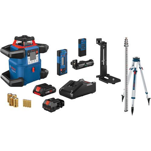 Revolve4000 Connected Self-Leveling Horizontal/Vertical Rotary Laser Kit, 4000' (1219.2 m), 635 Nm Infinity Industrial Services Inc.
